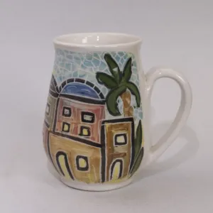 Handmade Ceramic Mug – Custom Design with Artisan Handmade Finish