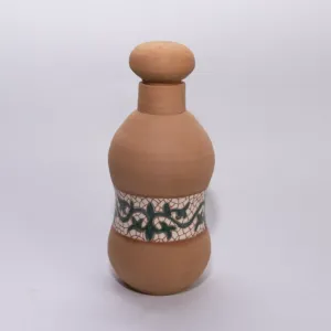 Handmade Ceramic Water Carafe – 1 Liter – Handmade Mosaic Art Design