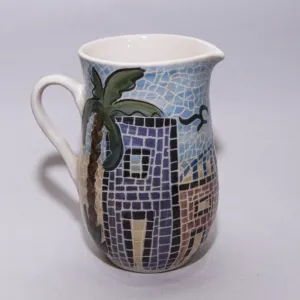 Handmade Ceramic Juice Pitcher – 1.5 Liter Capacity – Artisan Finish