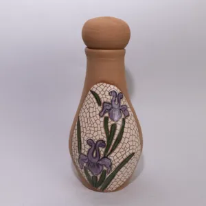 Handmade Ceramic Water Bottle – 1 Liter – Jordanian Craft Design