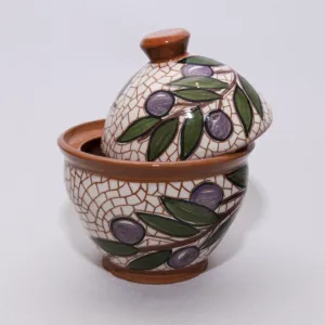 Handmade Ceramic Storage Jar for Coffee, Sugar & Salt – Mosaic Art