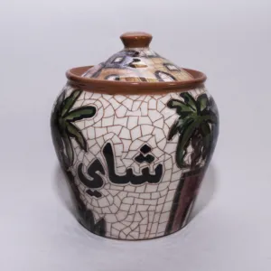 Handmade Ceramic Storage Jar for Coffee, Sugar & Salt – Mosaic Art
