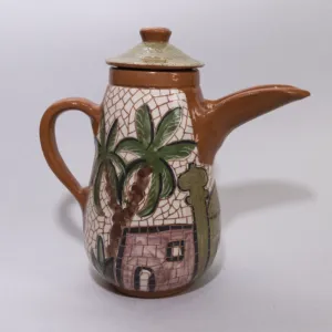 Handmade Arabic Ceramic Coffee Dallah – Mosaic Art Handmade Finish