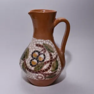Handmade Ceramic Olive Oil Dispenser – Artisan Finish – 700 ml