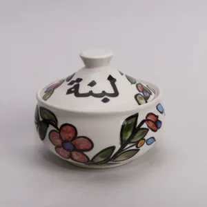 Handmade Ceramic Labneh Table Container - Food-Safe - Ø10 cm