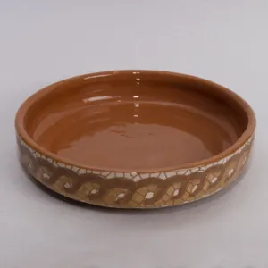 Handmade Ceramic Dining Plate – Food-Safe Mosaic Art Handmade Finish