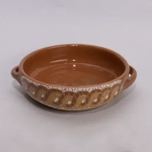 Handmade Ceramic Table Plate – Food-Safe Jordanian Mosaic Art Design