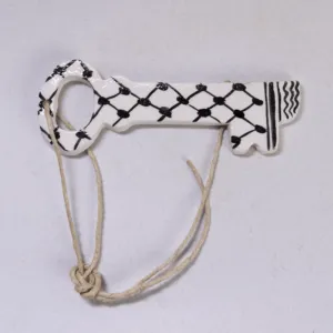 Handmade Ceramic Key of Return Wall Hanging – Palestinian Mosaic Art