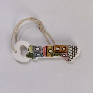 Handmade Ceramic Key of Return Wall Décor – Mosaic Art Handmade Finish