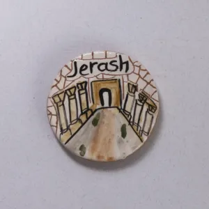 Handmade Ceramic Fridge Magnet - Mosaic Art Handmade Finish - Ø5 cm