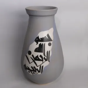 Handmade Ceramic Decorative Vase – Mosaic Art Finish – 40 cm Height