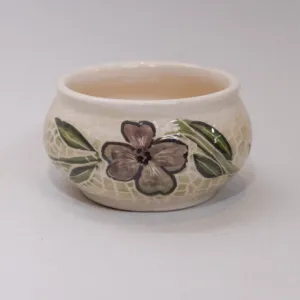 Ceramic Hosting Snack Plate with Handmade Mosaic Art - 22x2x22 cm