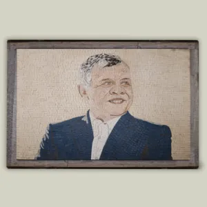 Handcrafted Custom Natural Stone Mosaic Wall Art – 100 x 100 cm