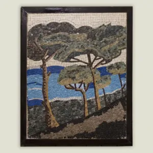 Handmade Natural Stone Mosaic Wall Art Décor – 50x35 cm