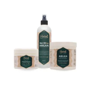 Complete Hair Care Package for Healthy Strong Shiny Hair - 30x9x22 cm