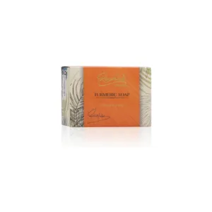 Turmeric Soap with Green Tea Extract for Bright Skin - 10x5x8 cm