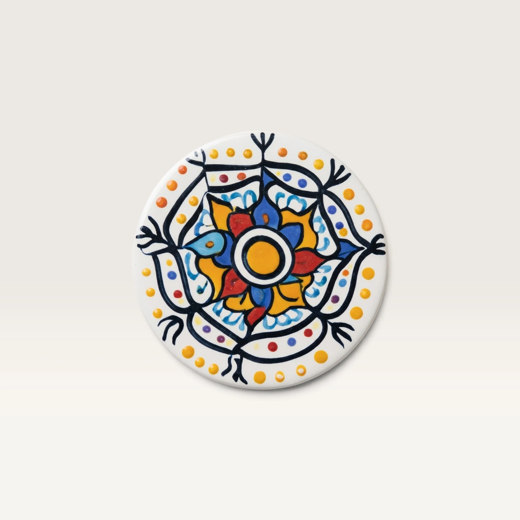 برتقالي ملون